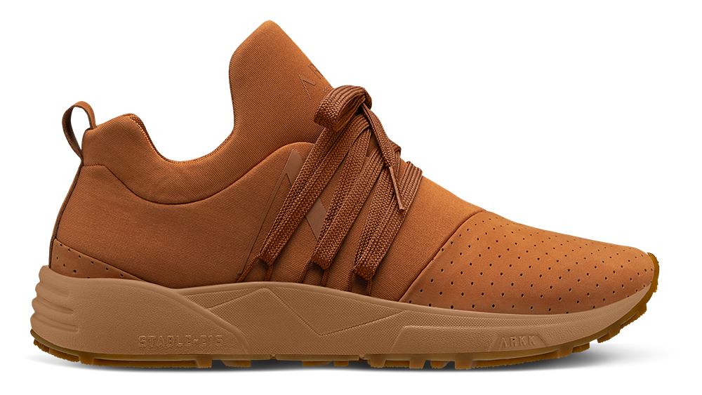 ARKK Collection Raven Nubuck S-E15 Vibram | Caramel Cafe Brown Gum | Women Raven